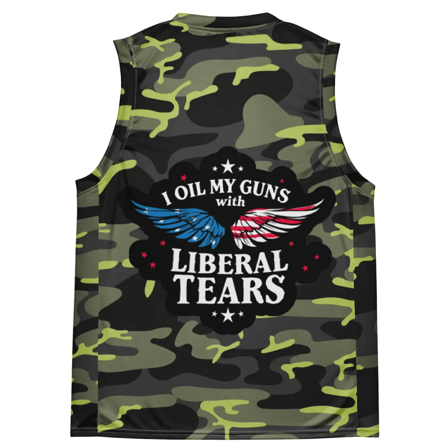 Basketball Jersey: Liberal Tears Gun Oil product image (5)