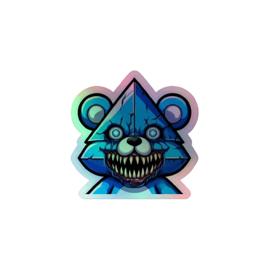 Fierce Bear Holographic Sticker Sheet product image (1)