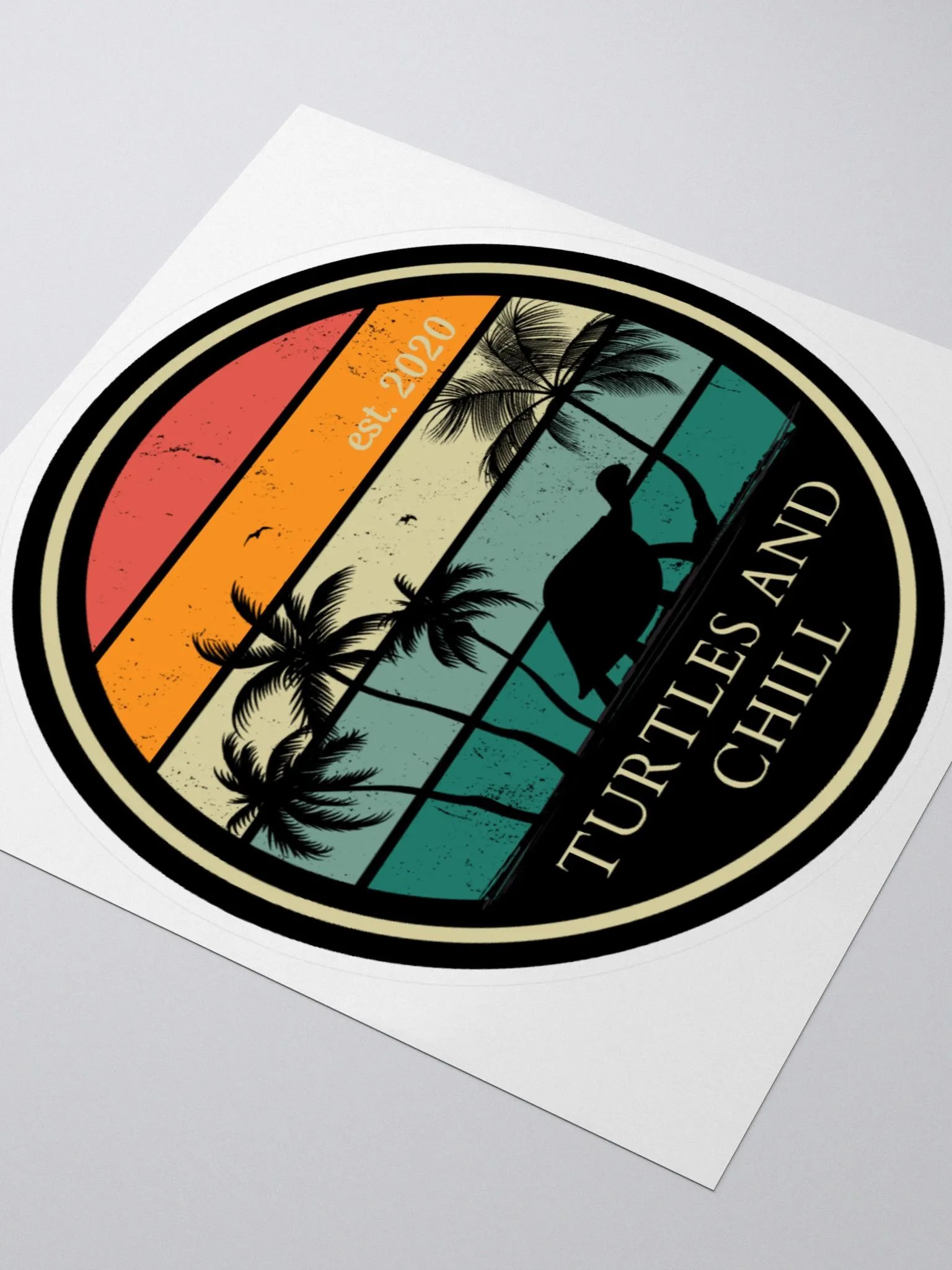 T&C sunset Sticker product image (9)