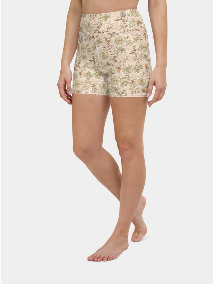 Printed Shorts "Elegant Neutral Beige Chintz" product image (1)