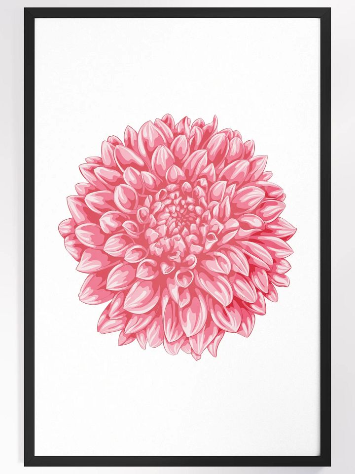Pink Stylized Dahlia Bloom product image (1)