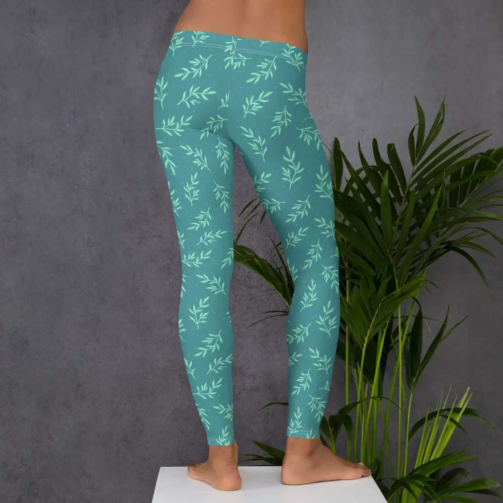 Turq All-Over Print Leggings product image (7)