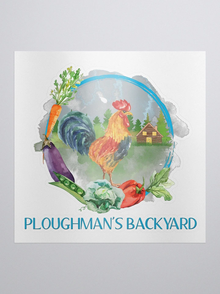 Ploughman's Backyard Sticker product image (1)