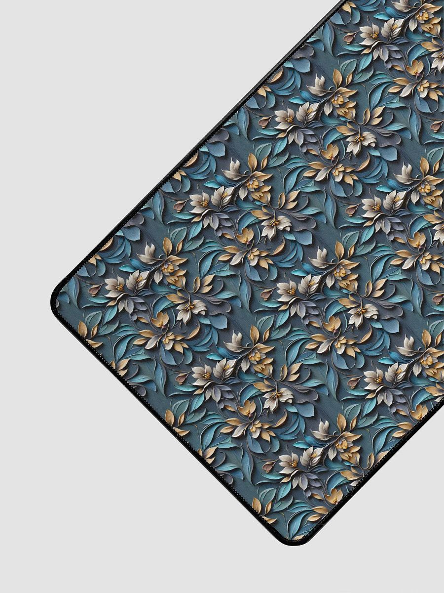 Desk Mat (15.5x31.5 inches) - Sculpted Floral Pattern product image (3)
