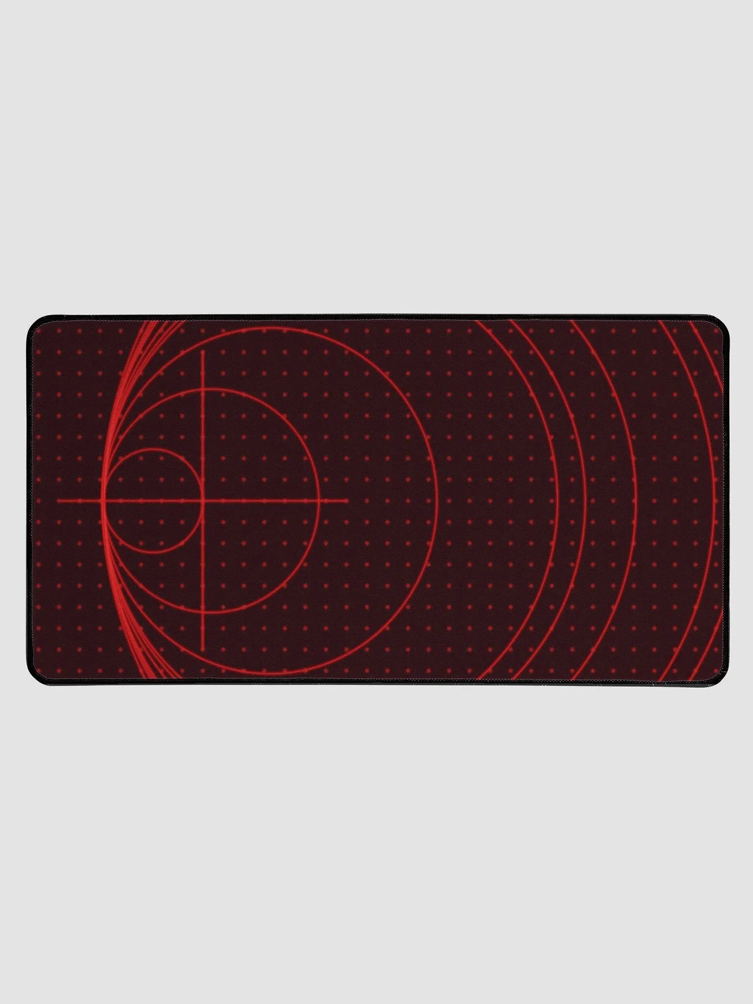 Desk Mat - Red Radio Pulse product image (1)