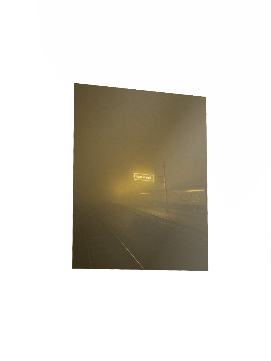 "Hope is real" Matte Poster product image (14)