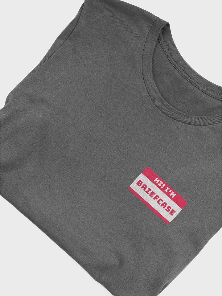 Hi I'm Briefcase Name Tag Shirt product image (2)