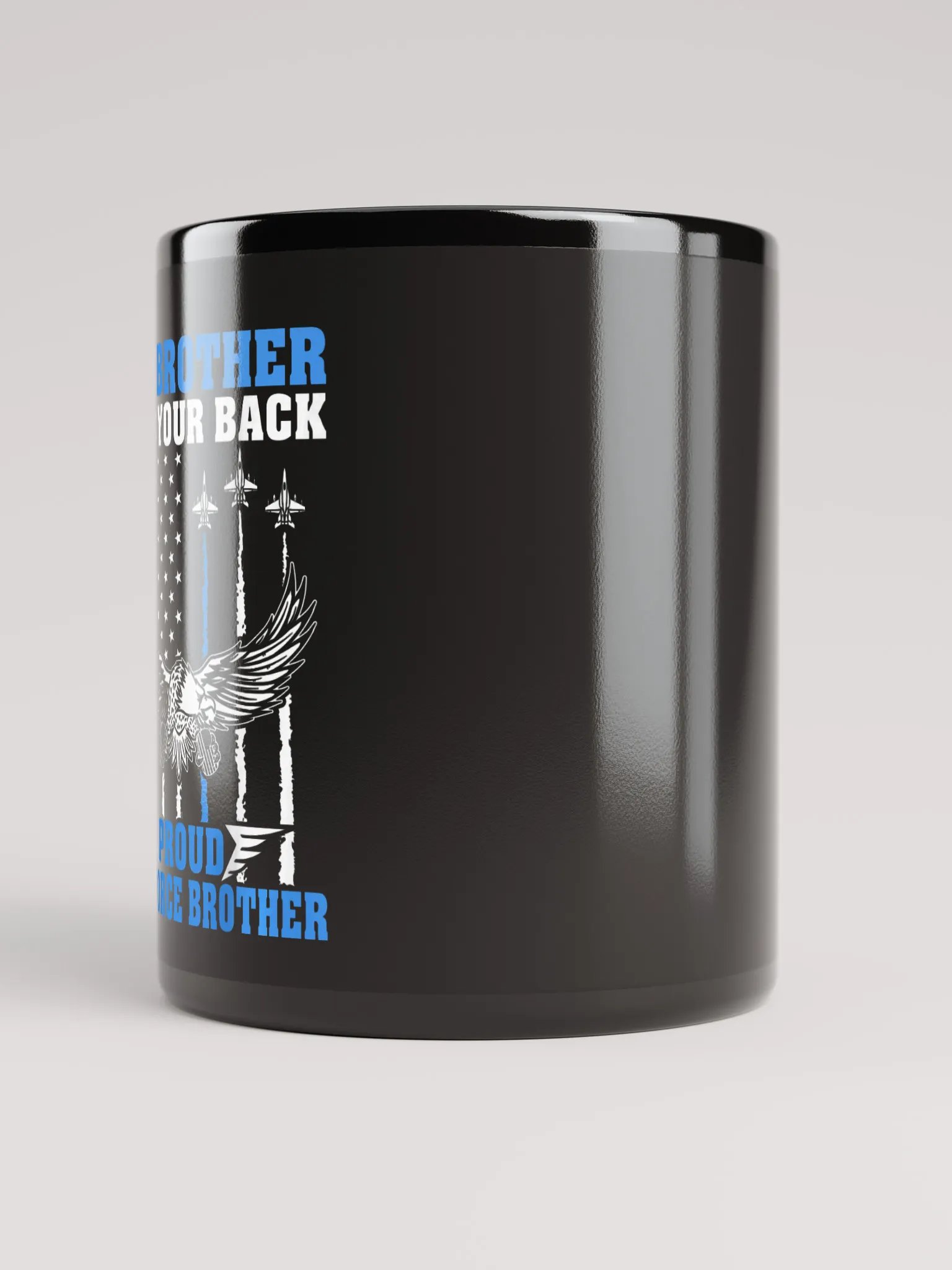 Proud Air Force Brother - Black Mug product image (3)