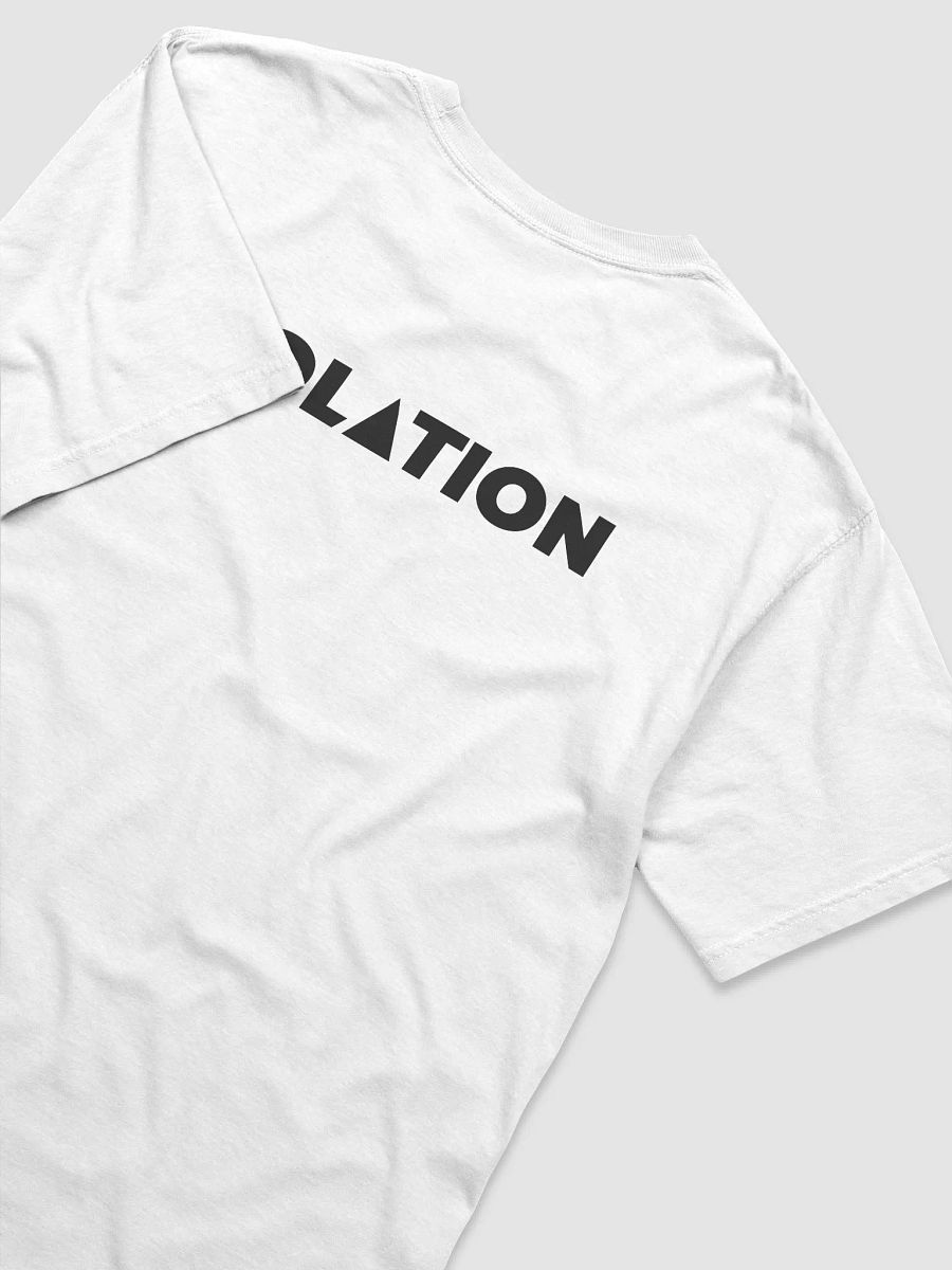 ISOL▲TION — 2024 — LOGO & TEXT (LARGE) — HEAVYWEIGHT T-SHIRT — B&W product image (5)