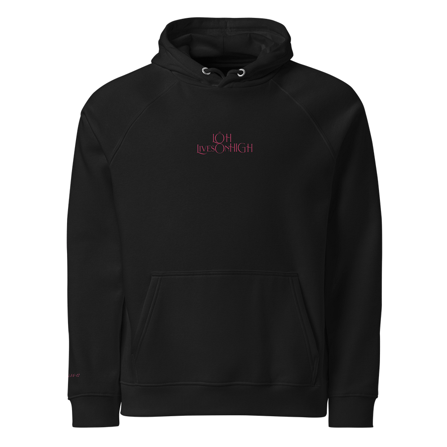 The Lives On HIGH | NEW CHAPTER | UNISEX Hoodie | Pink product image (3)