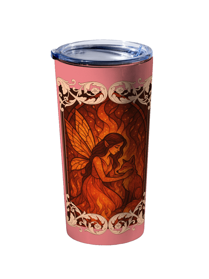 Stained Glass Fire Fairy & Fox Tumbler product image (2)