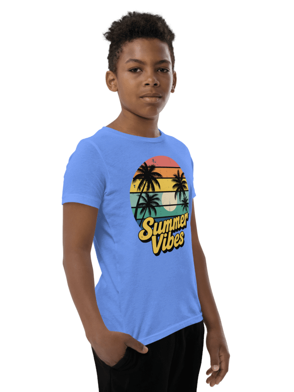 Retro Sunset Summer Vibes Youth T-Shirt product image (16)