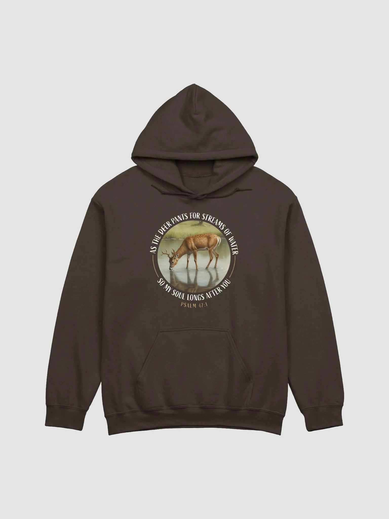 As the Deer Psalm 42:1 Hoodie product image (2)