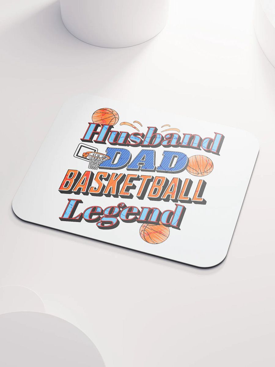 Husband Dad Basketball Legend Mouse Pad product image (3)