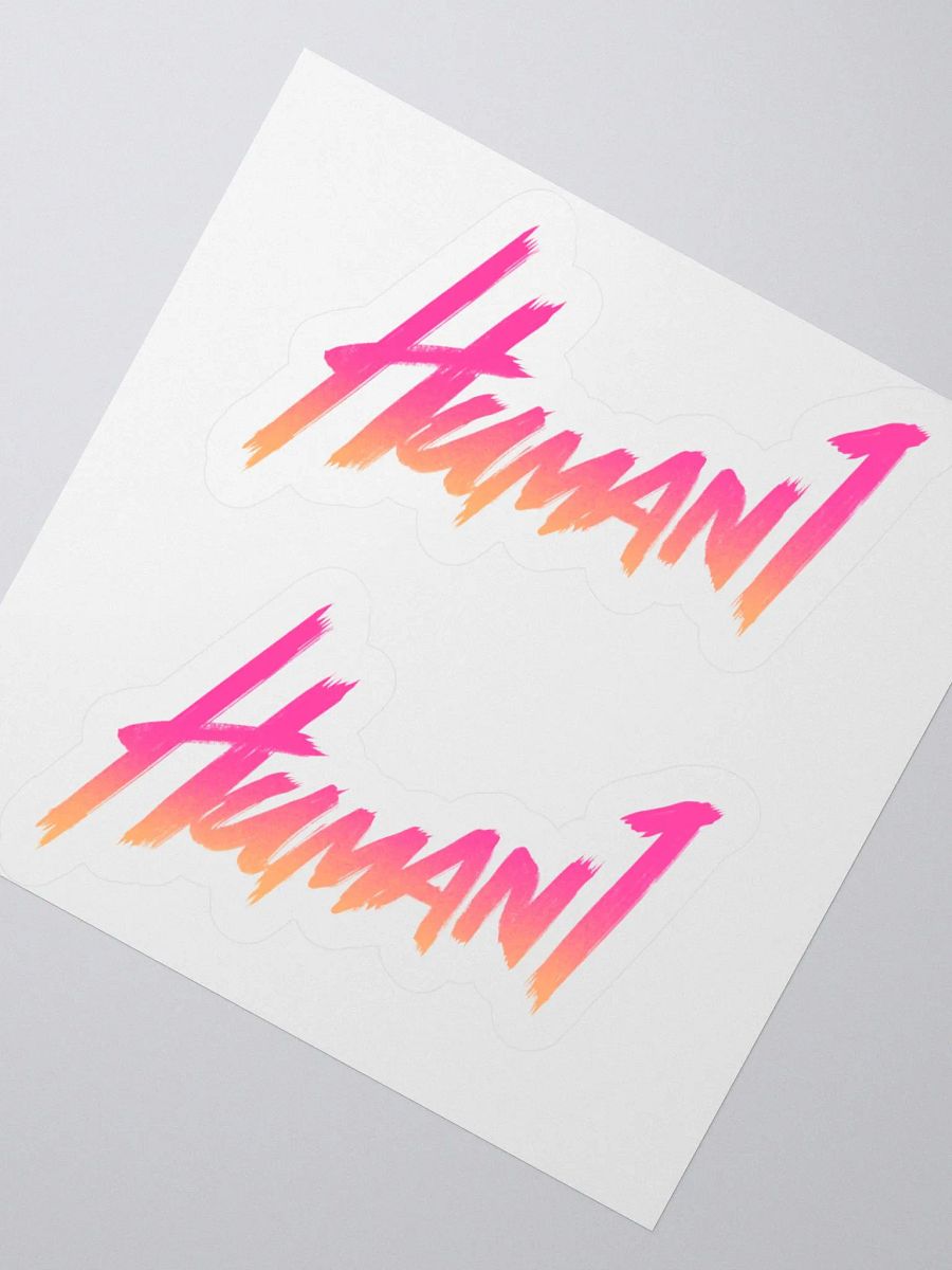 Human1 Gradient || Kiss Cut Stickers product image (2)