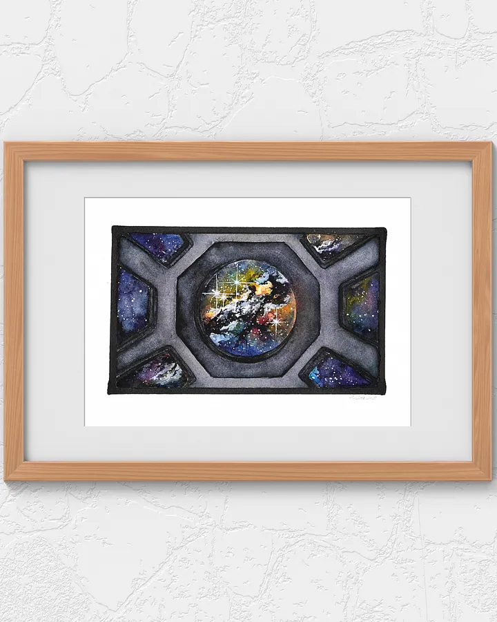 View of Space Giclée Art Print product image (2)