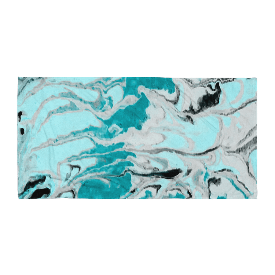 Fluid Turquoise Art Towel product image (1)