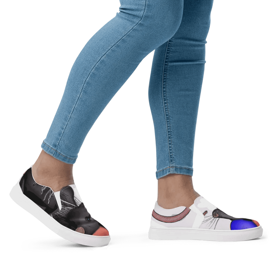 rat with balloons slip on canvas shoes product image (9)