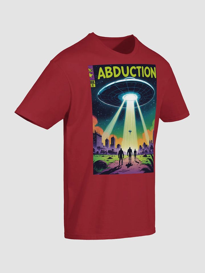 1970s Sci-Fi Comic T-Shirt – Retro Alien Abduction Art product image (13)