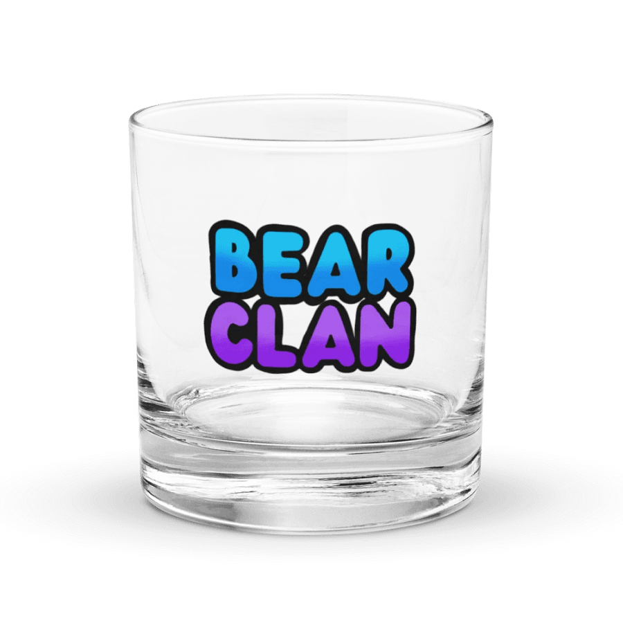 Bear Clan Rocks Glass product image (1)