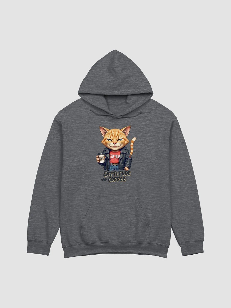 Cattitude and Coffee Hoodie product image (11)