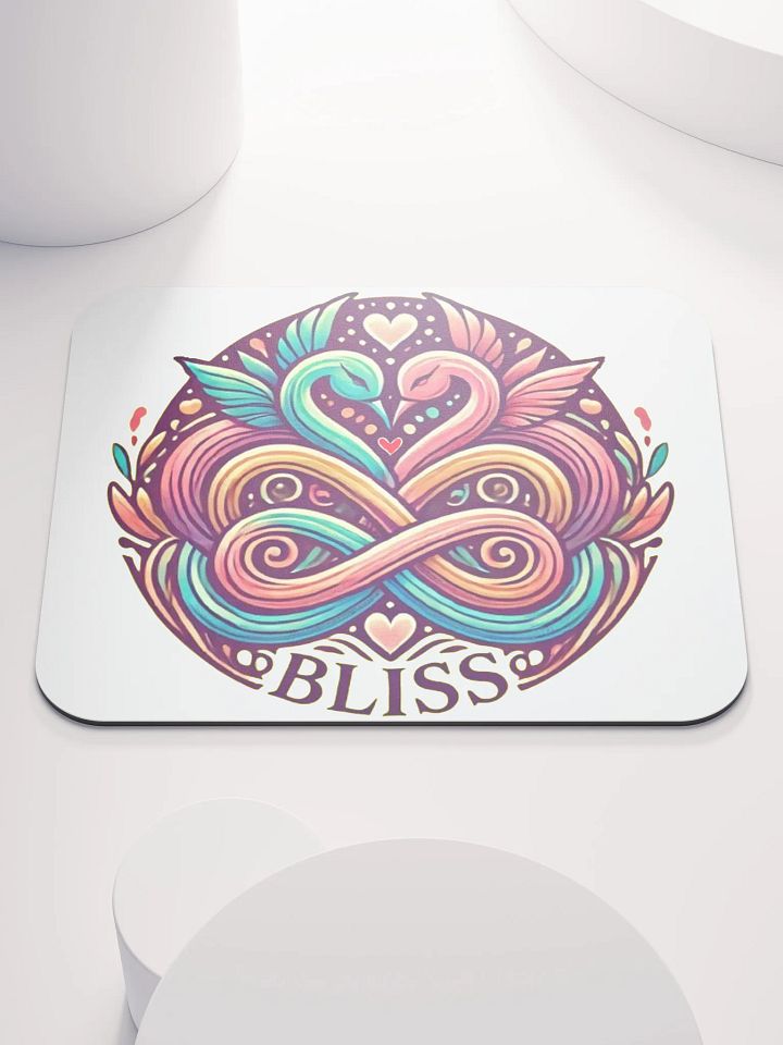 Swan Heart Bliss Mouse Pad product image (1)