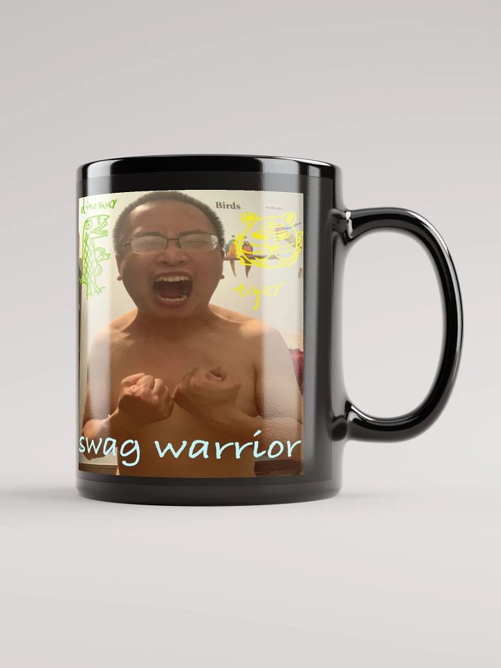 Black Glossy Mug: swag warrior 2.0 product image (2)