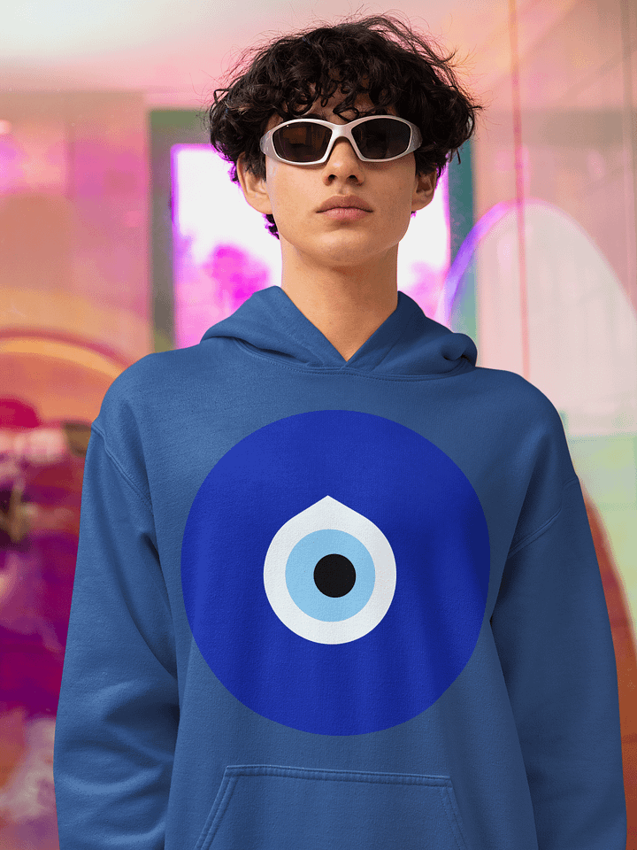 Nazar Mati Printed Classic Pullover Hoodie product image (1)