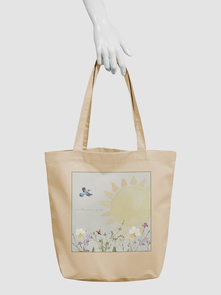 'in the sun i grow' Econscious Eco-Friendly Tote Bag product image (3)