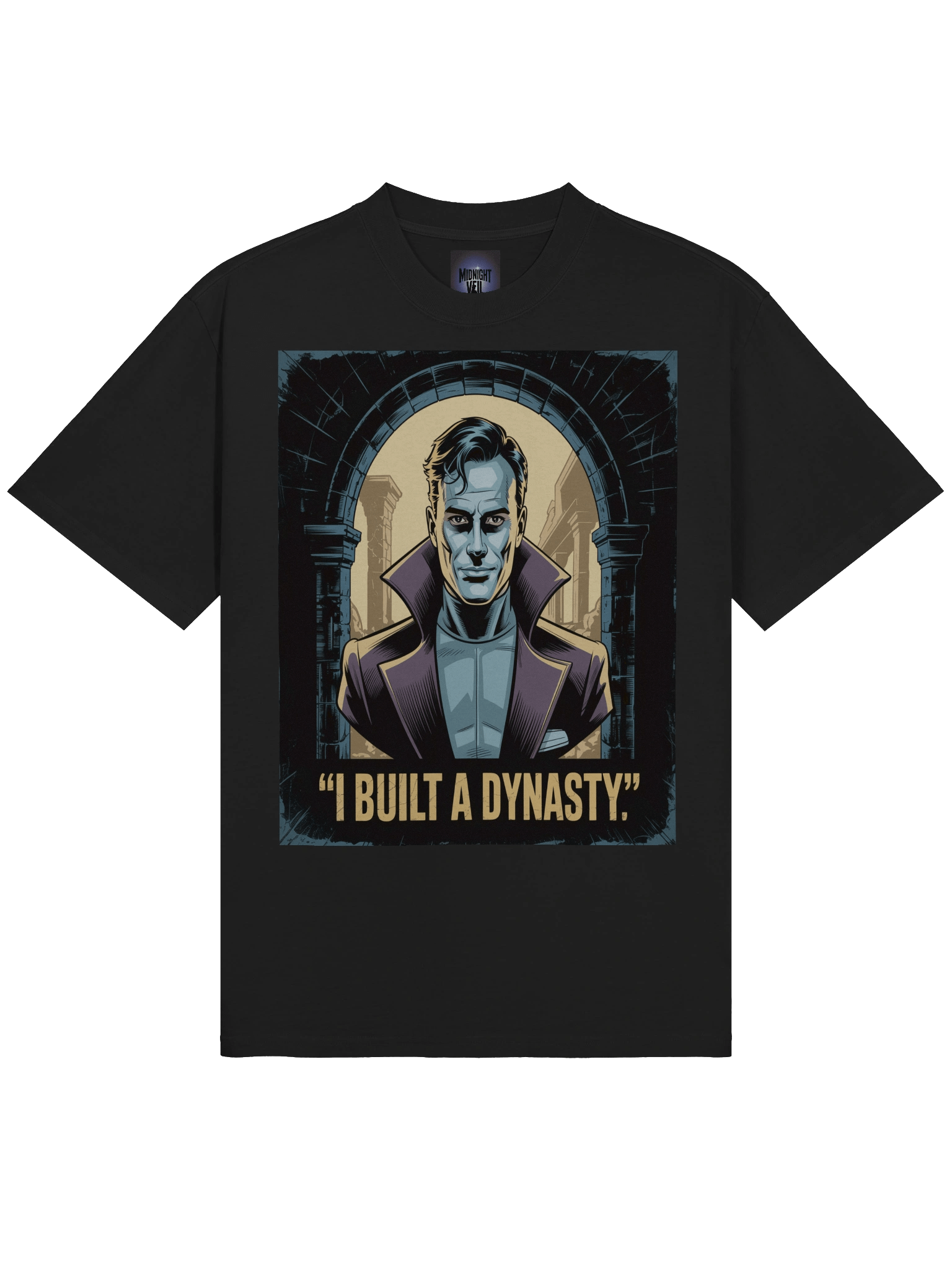 I Built a Dynasty: Ozymandias Inspired Oversized Faded T-Shirt product image (5)