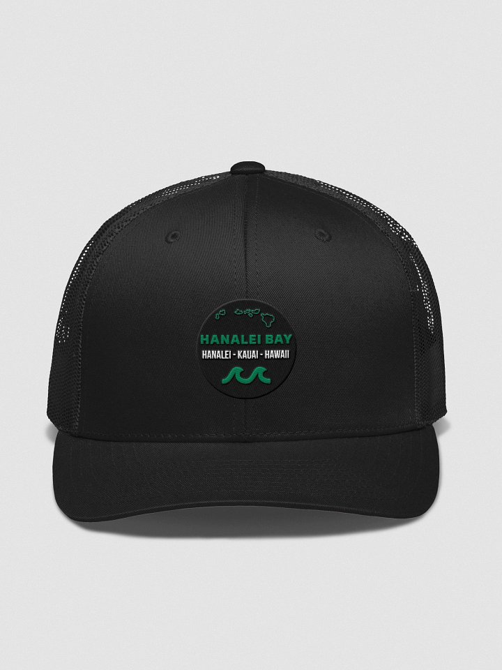 Hanalei Bay - Kauai, Hawaii - Garden Isle Green Trucker Hat product image (6)