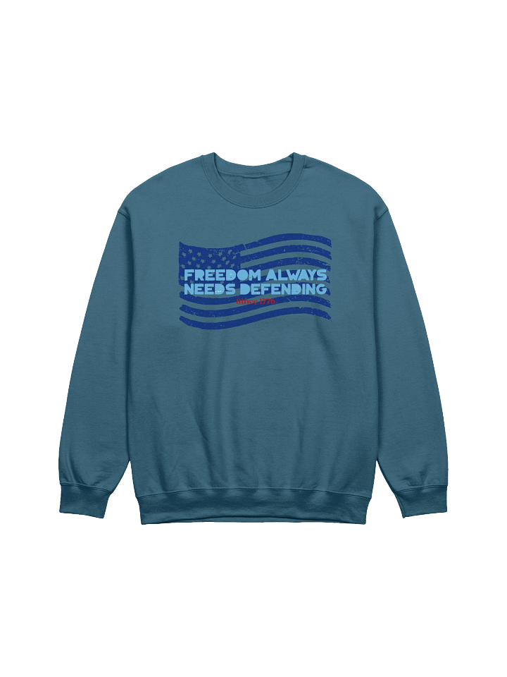 Patriotic Defender Crewneck Sweatshirt product image (1)
