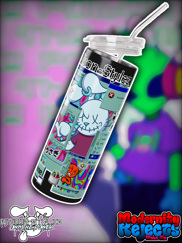 Wave 6 - Window Split Stainless Steel Tumbler product image (1)