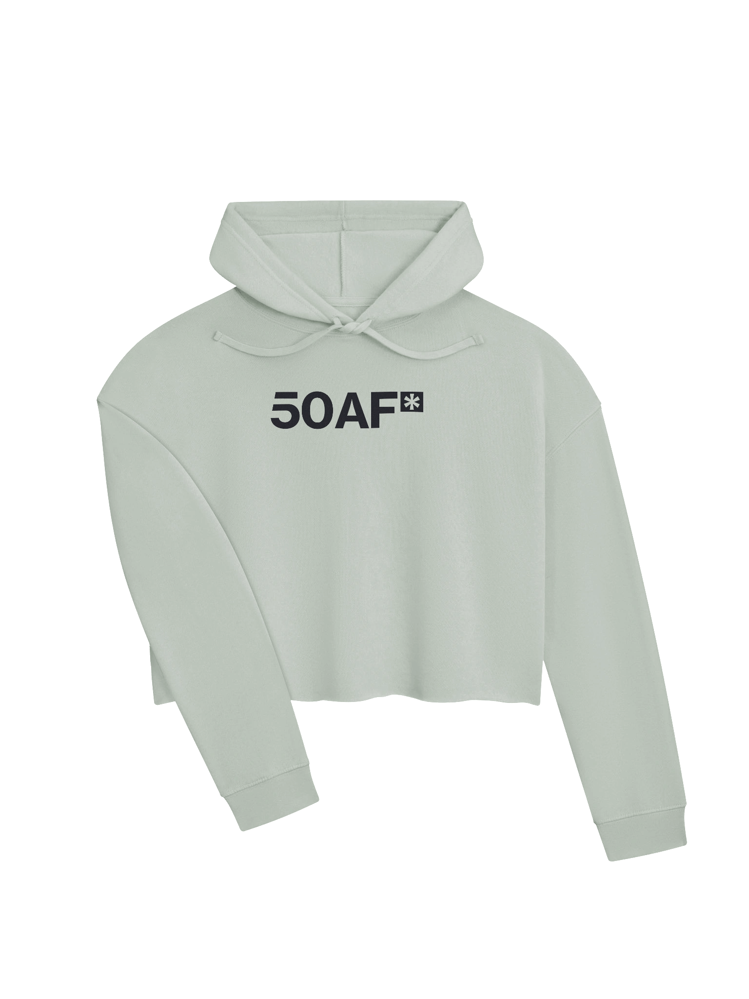 50AF™ Women’s Cropped Hoodie (Phantom Gray) product image (3)