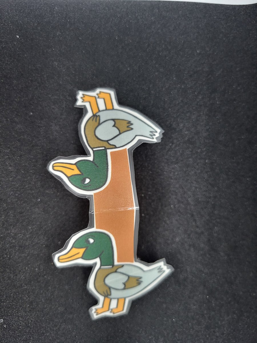 Cute Cartoon Malard Duck Magnetic Laminated Bookmark for Bird Lovers product image (3)