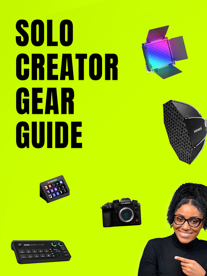 2025 Solo Creator Gear Guide product image (1)