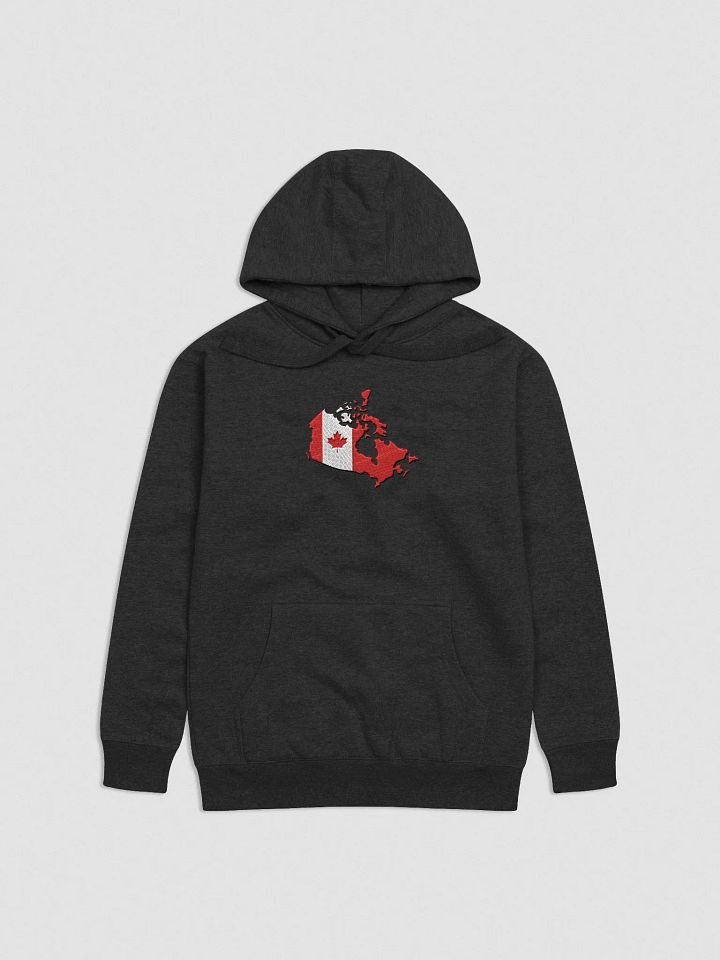 Embroidered Canada map hoodie product image (1)