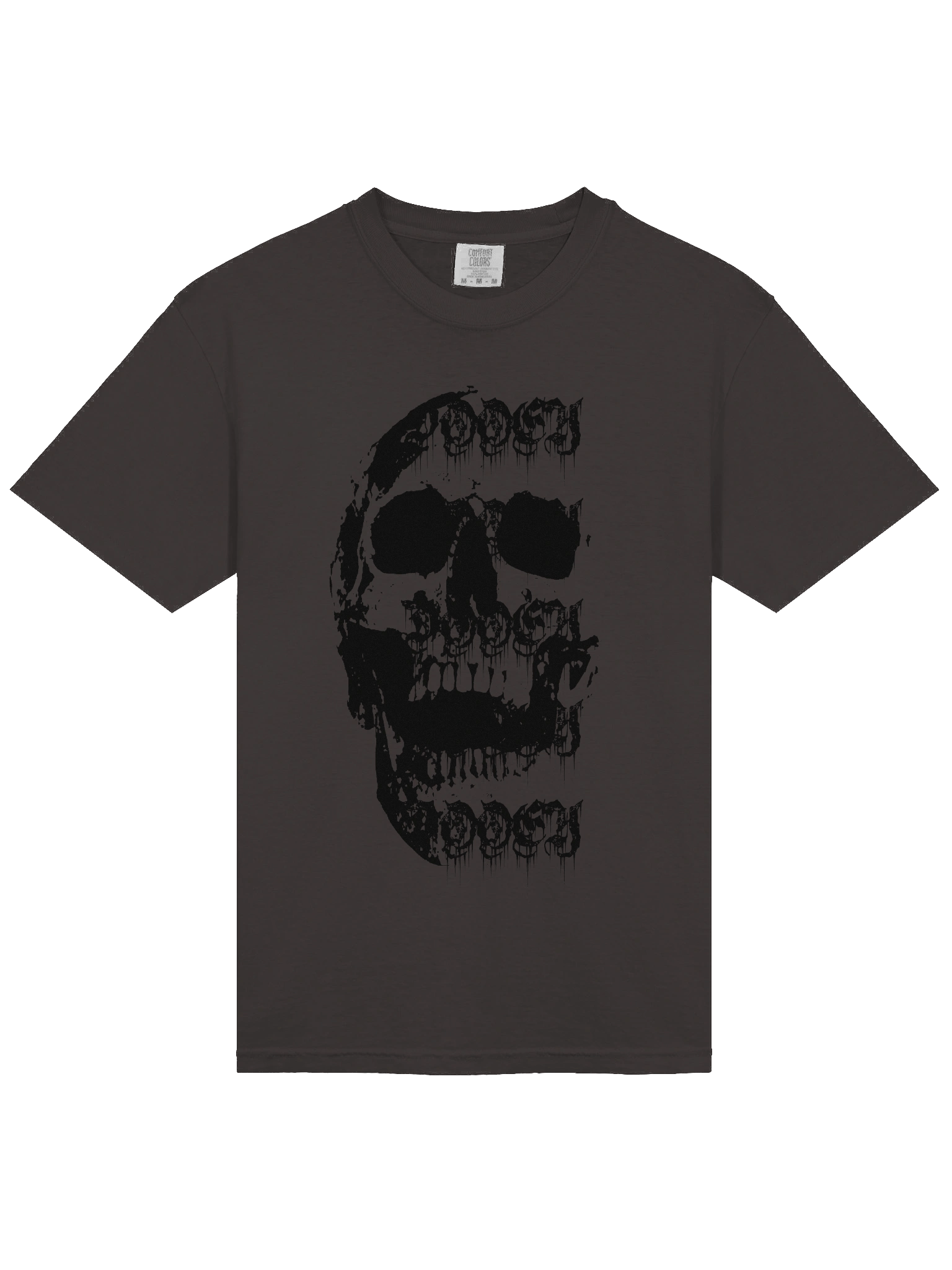 Black Dooey Half Skull T-Shirt product image (15)