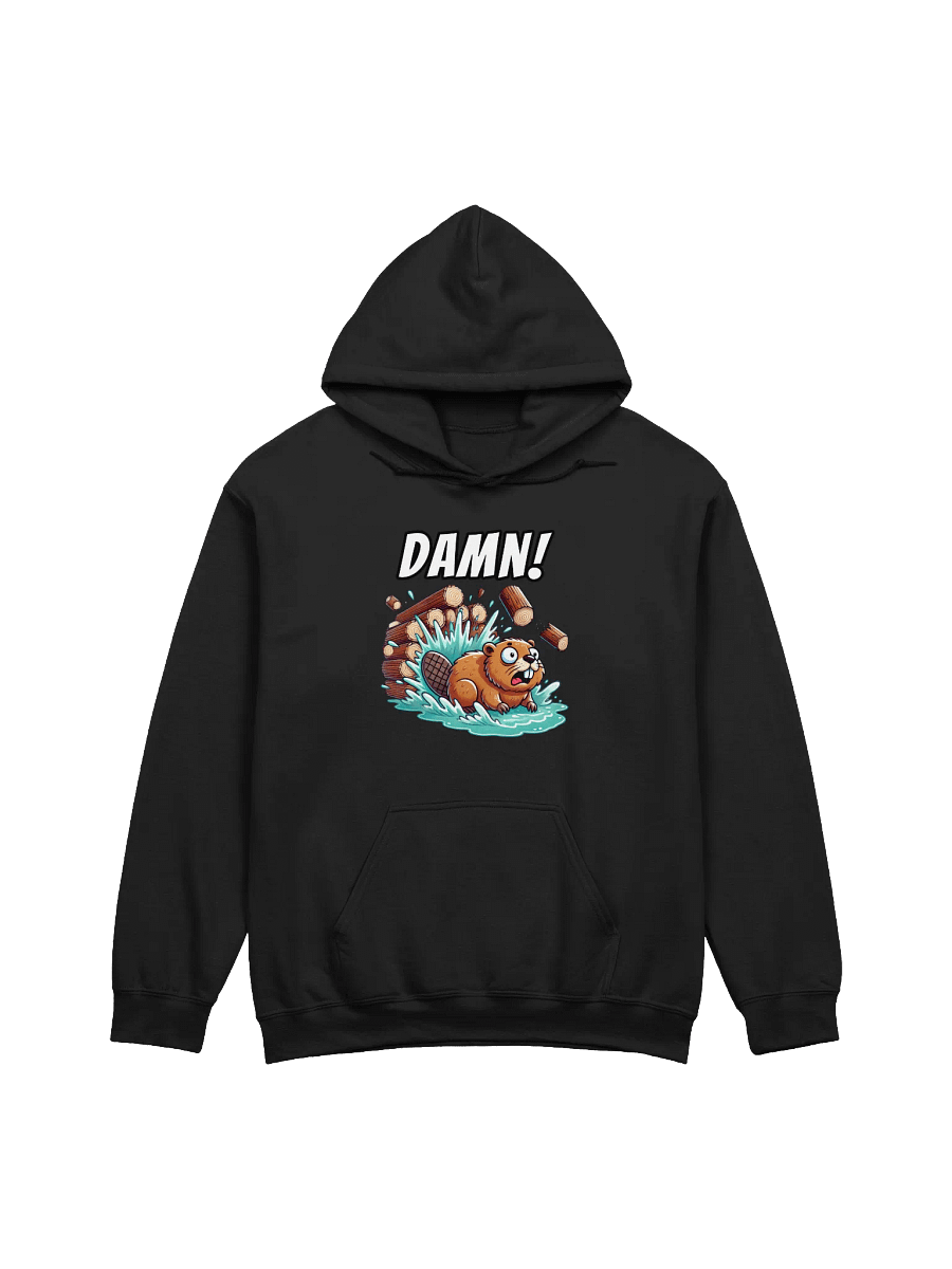 DAMN! - Bad Luck Beaver - Funny - Meme - Gildan Classic Hoodie product image (5)