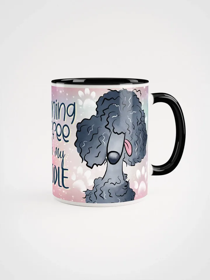 Morning Coffee with My Poodle Accent Mug product image (1)