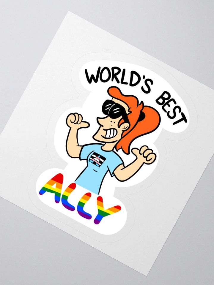 World's Best Ally Sticker product image (6)