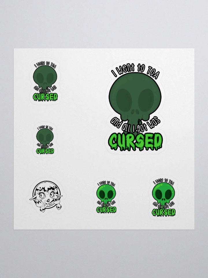 All I Got Was Cursed - Evoker - Sticker Sheet product image (1)