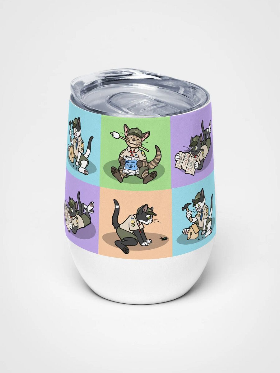 Goop Troop 4-Panel Wine Tumbler product image (5)