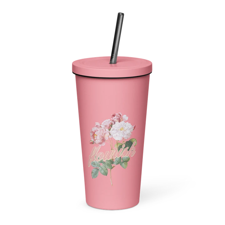 Flourish Rose Insulated Tumbler product image (1)