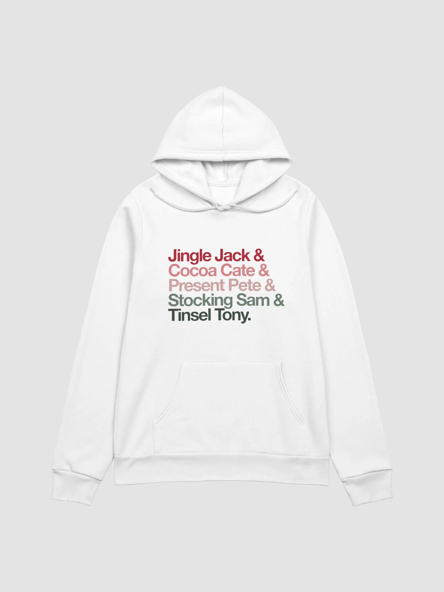 The Naughty List Names Unisex Hoodie product image (3)