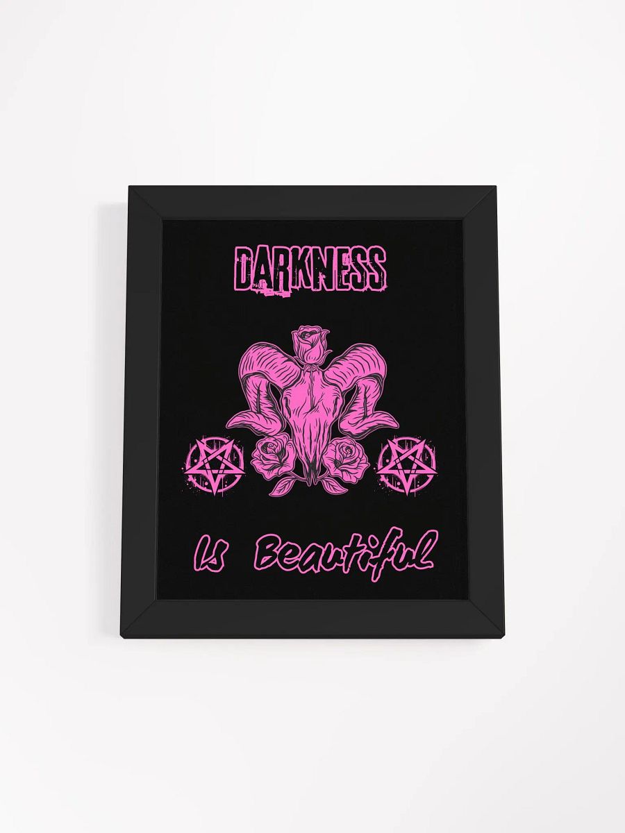 Darkness is Beautiful Framed Art product image (4)