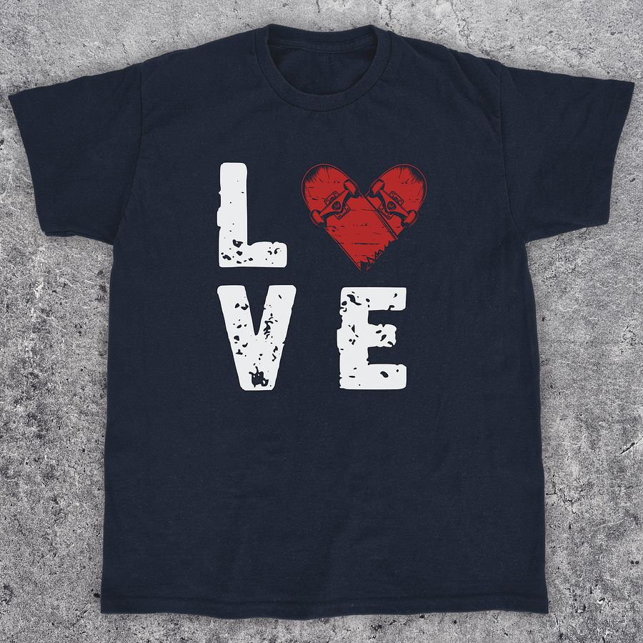 Love, Skateboarding t-shirt, Unisex product image (1)