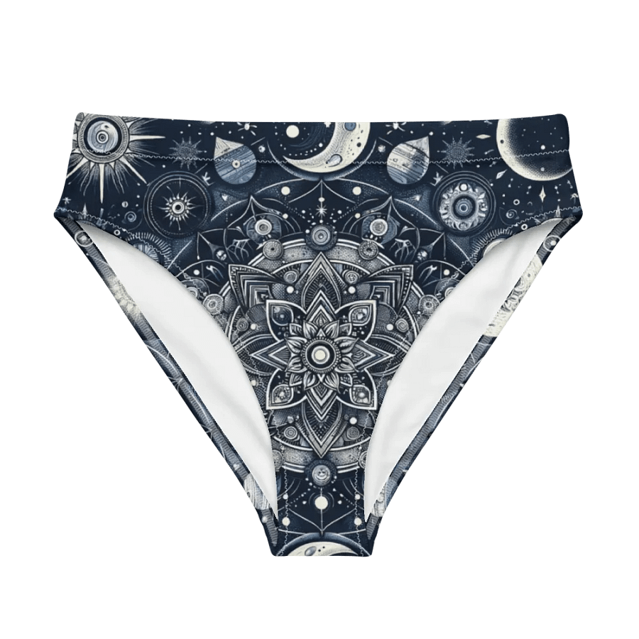 All-Over Print Recycled High Waisted Bikini Bottom product image (5)