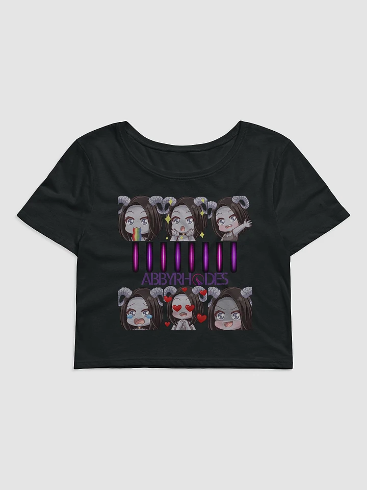 Abby Emote Bella+Canvas Women's Crop Baby Tee product image (1)