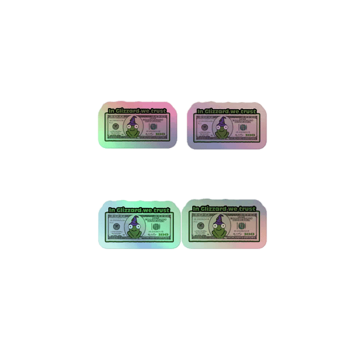 In Glizzard We trust - Holo Sticker product image (1)